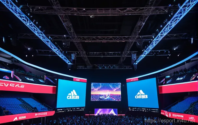e스포츠와 마케팅 협업 사례 - **Image Prompt 1: Vibrant Esports Arena &ndash; MZ Generation Fandom** "A dynamic, wide-angle shot of ...