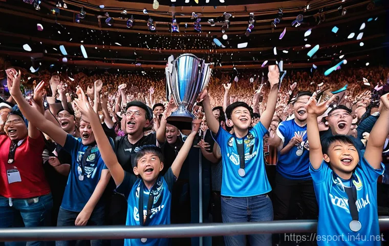 발로란트 챌린저스 리그 이슈 - **Prompt 1: The Ascending Champions** A dynamic, brightly lit esports arena erupts in celebratio...